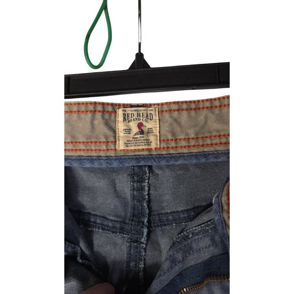 Redhead Brand Co. Men's Jeans 34X32 Relaxed Fit Blue Denim Comfortable Stylish - Picture 2 of 5